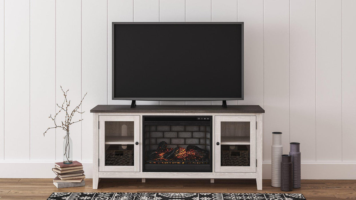 Dorrinson 60" TV Stand with Electric Fireplace - BWO Furniture & Mattresses