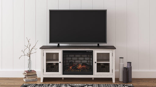 Dorrinson 60" TV Stand with Electric Fireplace - BWO Furniture & Mattresses