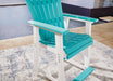 Eisely Outdoor Counter Height Bar Stool (Set of 2) - BWO Furniture & Mattresses