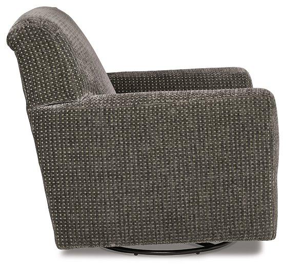 Herstow Swivel Glider Accent Chair - BWO Furniture & Mattresses