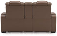 High Impact Power Reclining Loveseat with Console - BWO Furniture & Mattresses