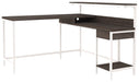 Dorrinson Home Office L-Desk with Storage - BWO Furniture & Mattresses