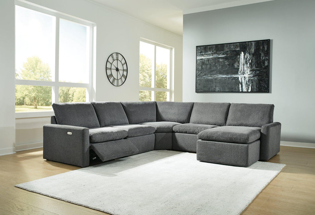 Hartsdale Power Reclining Sectional with Chaise - BWO Furniture & Mattresses