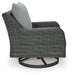 Elite Park Outdoor Swivel Lounge with Cushion - BWO Furniture & Mattresses