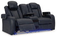 Fyne-Dyme Power Reclining Loveseat with Console - BWO Furniture & Mattresses