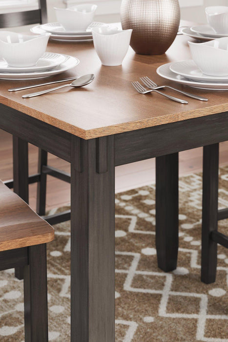 Gesthaven Counter Height Dining Table and 4 Barstools (Set of 5) - BWO Furniture & Mattresses