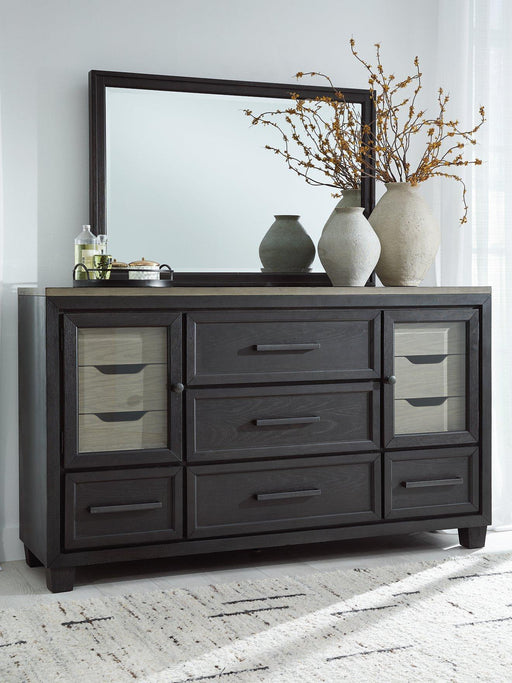 Foyland Dresser and Mirror - BWO Furniture & Mattresses