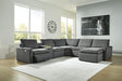 Hartsdale Power Reclining Sectional with Chaise - BWO Furniture & Mattresses