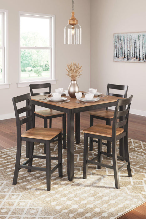 Gesthaven Counter Height Dining Table and 4 Barstools (Set of 5) - BWO Furniture & Mattresses