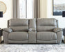 Dunleith 3-Piece Power Reclining Sectional Loveseat with Console - BWO Furniture & Mattresses