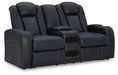 Fyne-Dyme Power Reclining Loveseat with Console - BWO Furniture & Mattresses