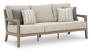 Hallow Creek Outdoor Sofa with Cushion - BWO Furniture & Mattresses