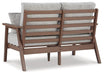 Emmeline Outdoor Loveseat with Cushion - BWO Furniture & Mattresses