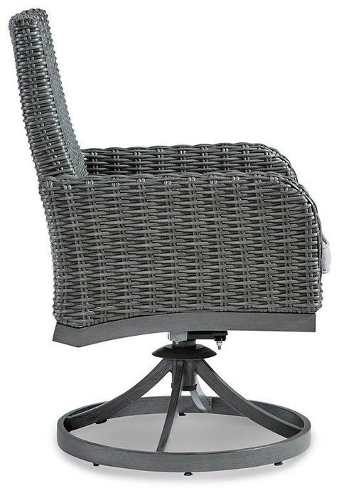 Elite Park Swivel Chair with Cushion (Set of 2) - BWO Furniture & Mattresses