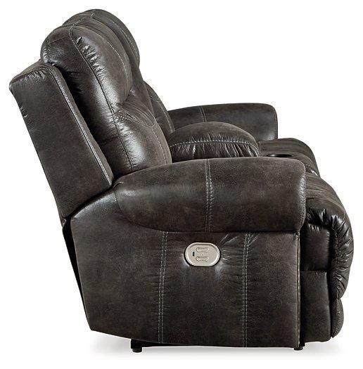 Grearview Power Reclining Loveseat with Console - BWO Furniture & Mattresses