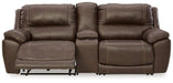 Dunleith 3-Piece Power Reclining Loveseat with Console - BWO Furniture & Mattresses