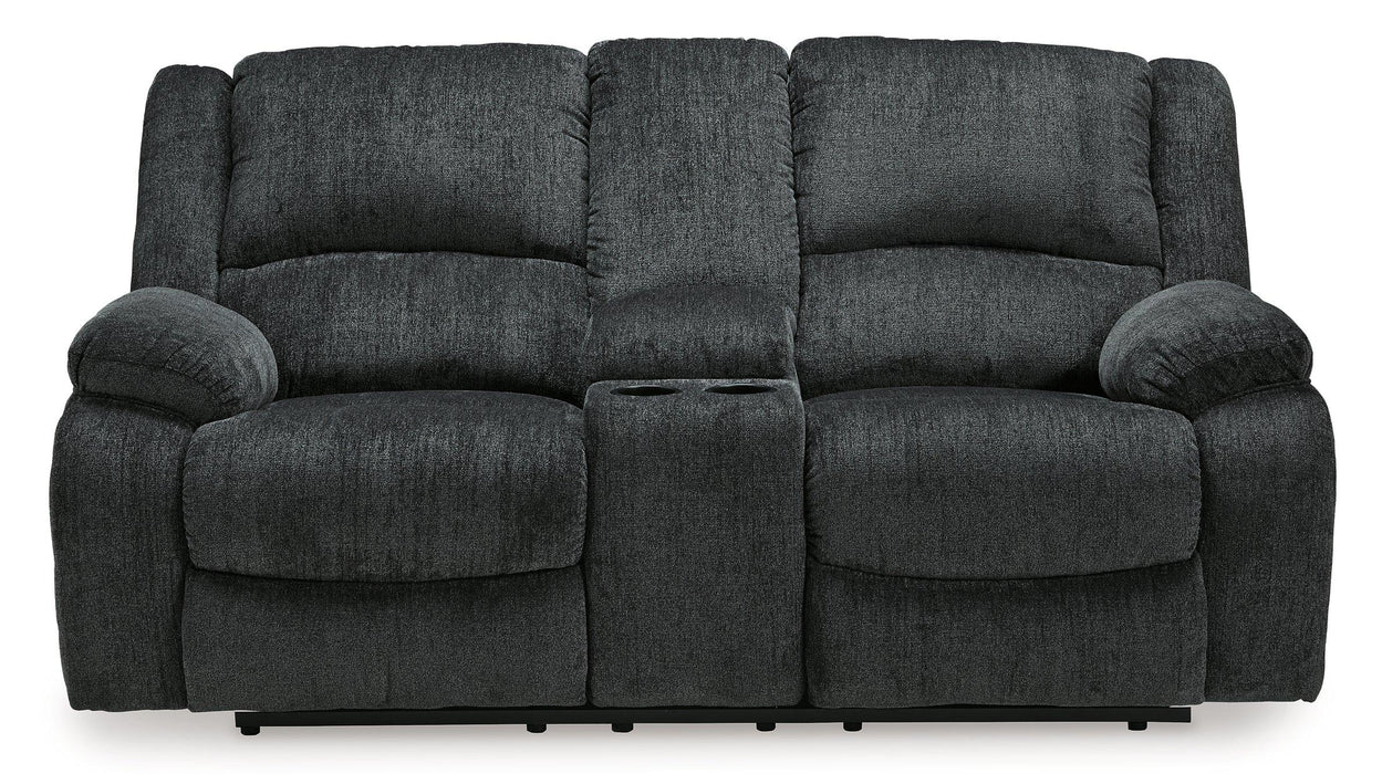 Draycoll Power Reclining Loveseat with Console - BWO Furniture & Mattresses