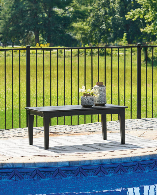 Hyland wave Outdoor Coffee Table - BWO Furniture & Mattresses