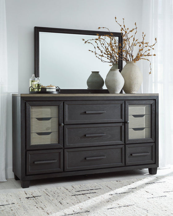 Foyland Dresser and Mirror - BWO Furniture & Mattresses