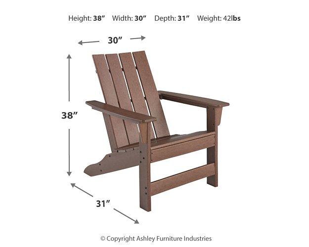 Emmeline 2 Adirondack Chairs with Tete-A-Tete Table Connector - BWO Furniture & Mattresses