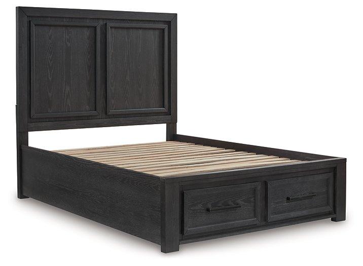 Foyland Panel Storage Bed - BWO Furniture & Mattresses