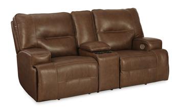 Francesca Power Reclining Loveseat with Console - BWO Furniture & Mattresses