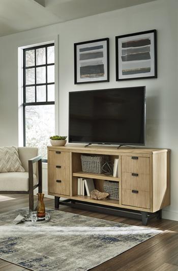 Freslowe Large TV Stand - BWO Furniture & Mattresses