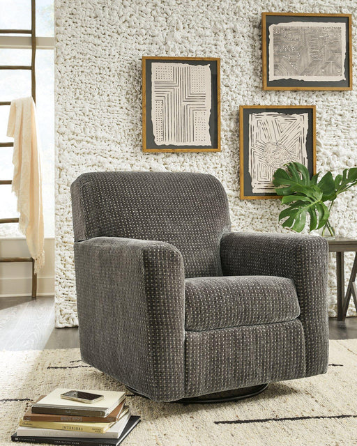 Herstow Swivel Glider Accent Chair - BWO Furniture & Mattresses