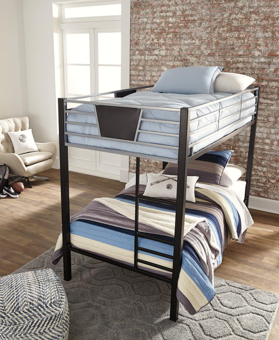 Dinsmore Bunk Bed with Ladder - BWO Furniture & Mattresses