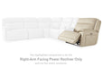 Double Deal Power Reclining Loveseat Sectional - BWO Furniture & Mattresses