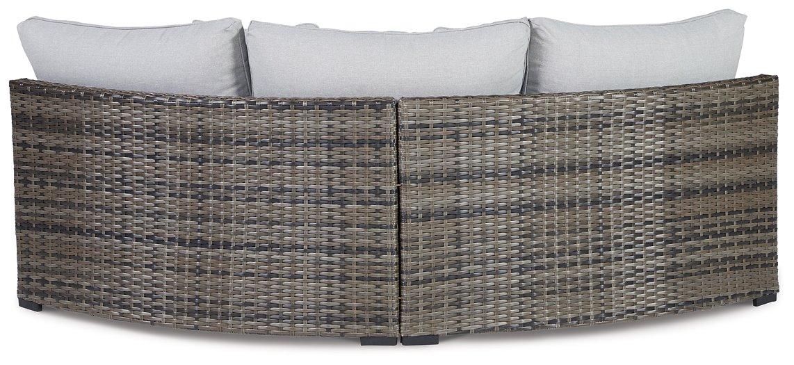 Harbor Court Curved Loveseat with Cushion - BWO Furniture & Mattresses