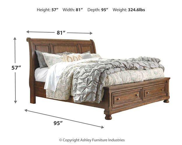 Flynnter Bed with 2 Storage Drawers - BWO Furniture & Mattresses