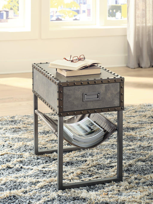 Derrylin Chairside End Table - BWO Furniture & Mattresses