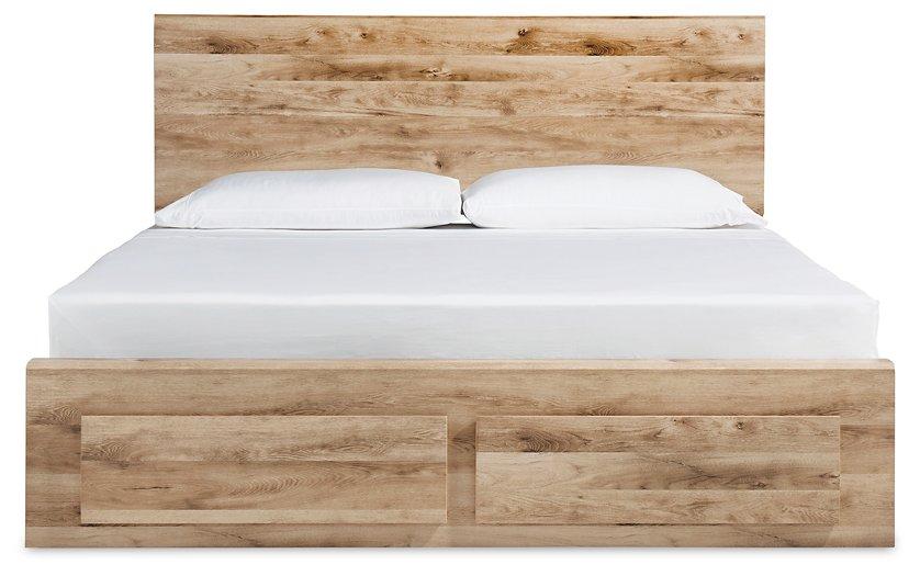 Hyanna Panel Storage Bed with 2 Under Bed Storage Drawer - BWO Furniture & Mattresses