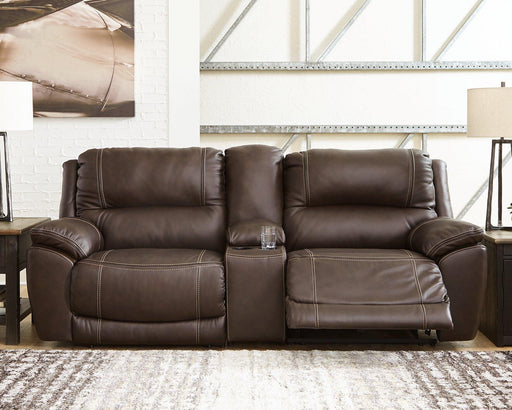 Dunleith 3-Piece Power Reclining Loveseat with Console - BWO Furniture & Mattresses