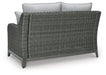 Elite Park Outdoor Loveseat with Cushion - BWO Furniture & Mattresses