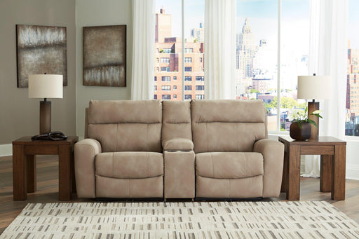 Next-Gen DuraPella Power Reclining Sectional Loveseat with Console - BWO Furniture & Mattresses