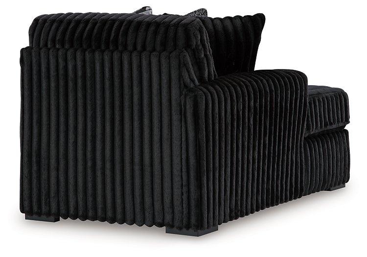 Midnight-Madness Sectional with Chaise - BWO Furniture & Mattresses
