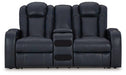 Fyne-Dyme Power Reclining Loveseat with Console - BWO Furniture & Mattresses