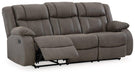 First Base Reclining Sofa - BWO Furniture & Mattresses