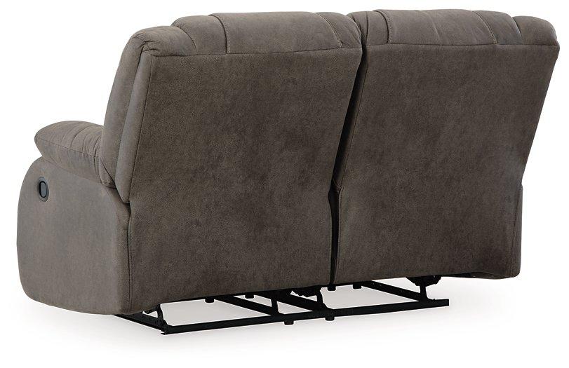 First Base Reclining Loveseat - BWO Furniture & Mattresses