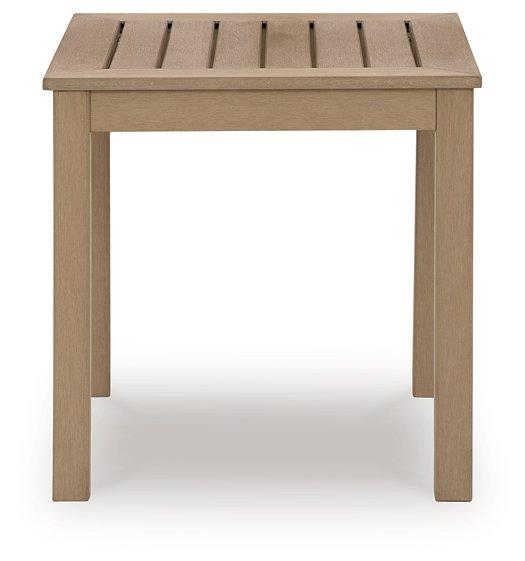 Hallow Creek Outdoor End Table - BWO Furniture & Mattresses