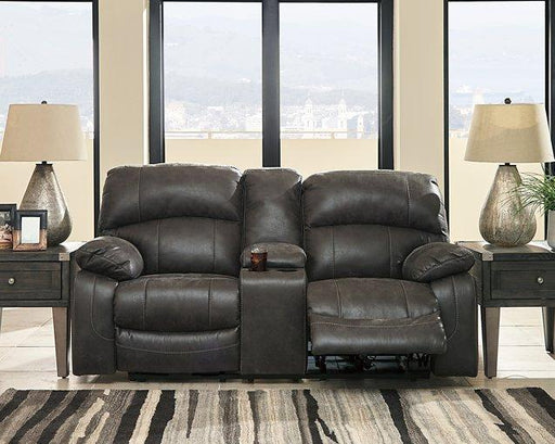 Dunwell Power Reclining Loveseat with Console - BWO Furniture & Mattresses