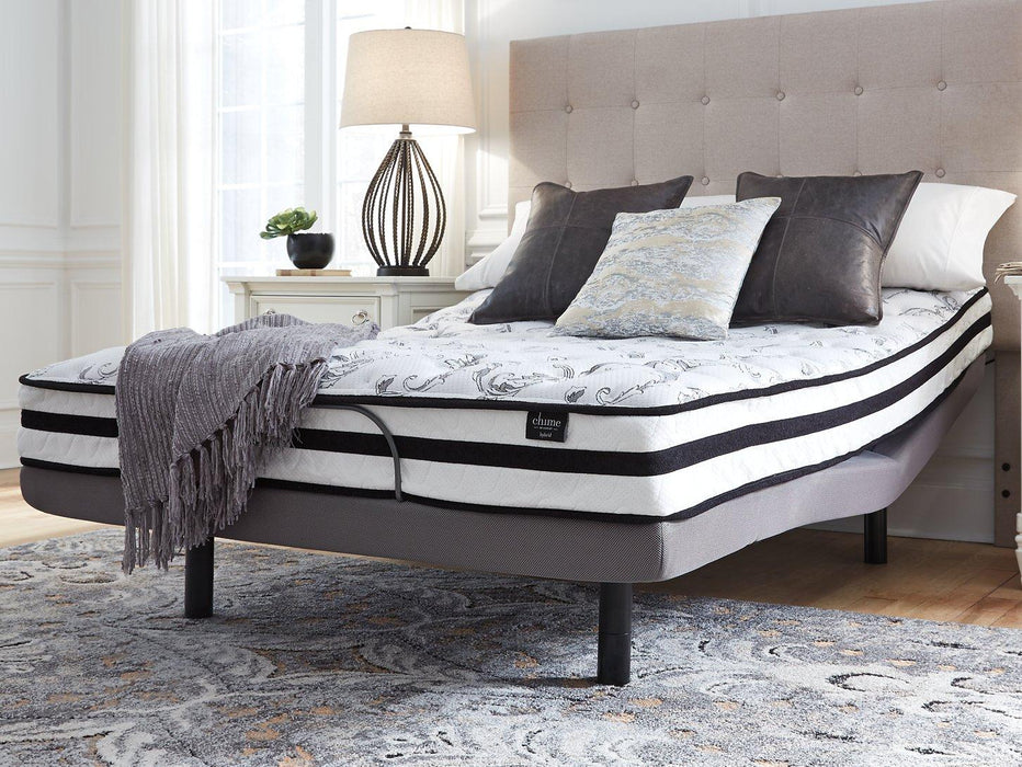 8 Inch Chime Innerspring Mattress Set - BWO Furniture & Mattresses