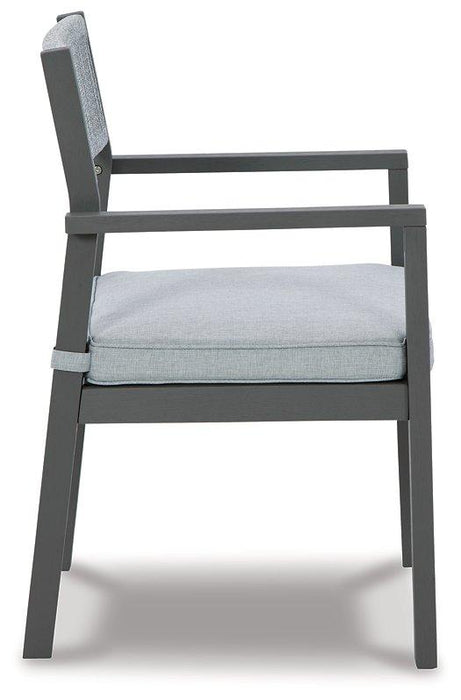 Eden Town Arm Chair with Cushion (Set of 2) - BWO Furniture & Mattresses