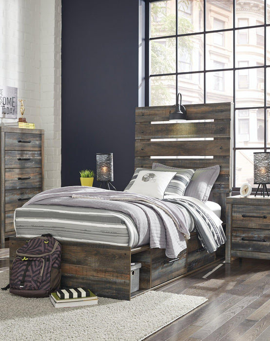 Drystan Bed with 4 Storage Drawers - BWO Furniture & Mattresses