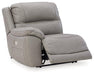 Dunleith 3-Piece Power Reclining Sectional Loveseat with Console - BWO Furniture & Mattresses