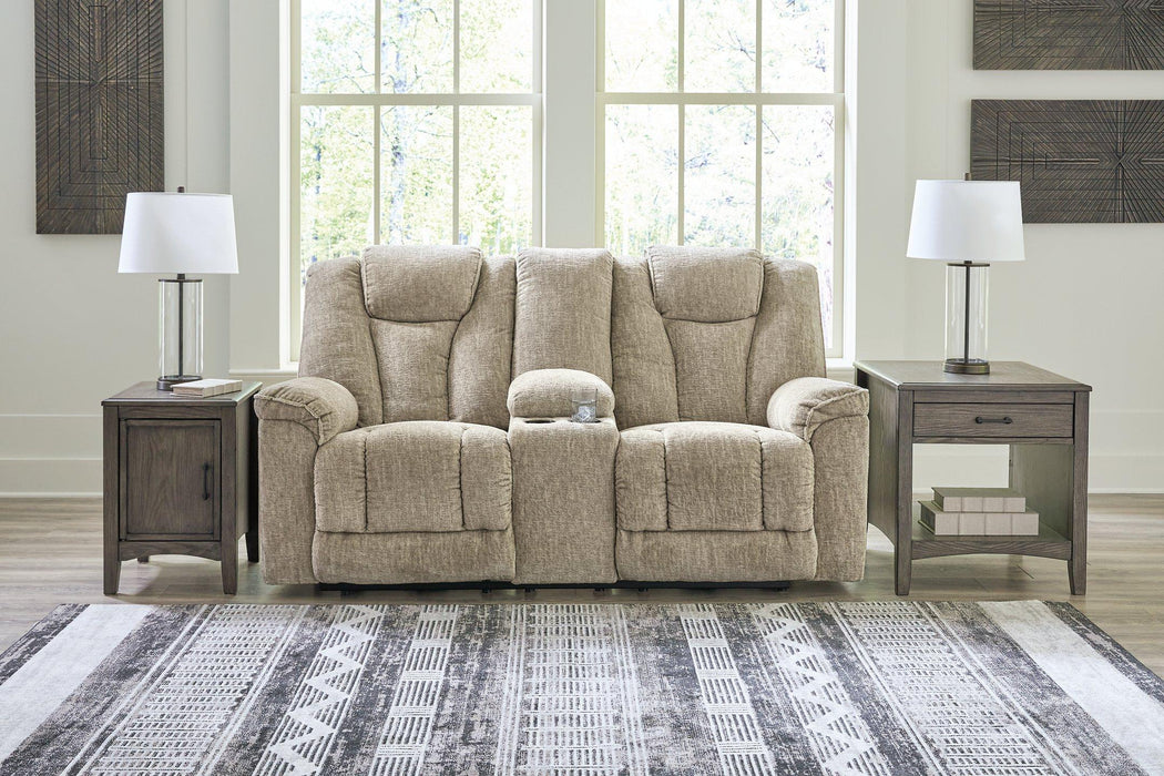 Hindmarsh Power Reclining Loveseat with Console - BWO Furniture & Mattresses