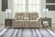 Hindmarsh Power Reclining Loveseat with Console - BWO Furniture & Mattresses