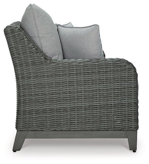 Elite Park Outdoor Loveseat with Cushion - BWO Furniture & Mattresses